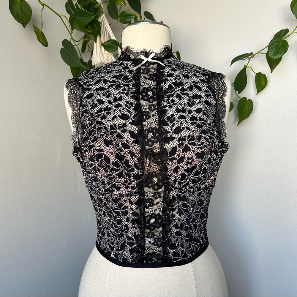 VS Lace Halter Corset